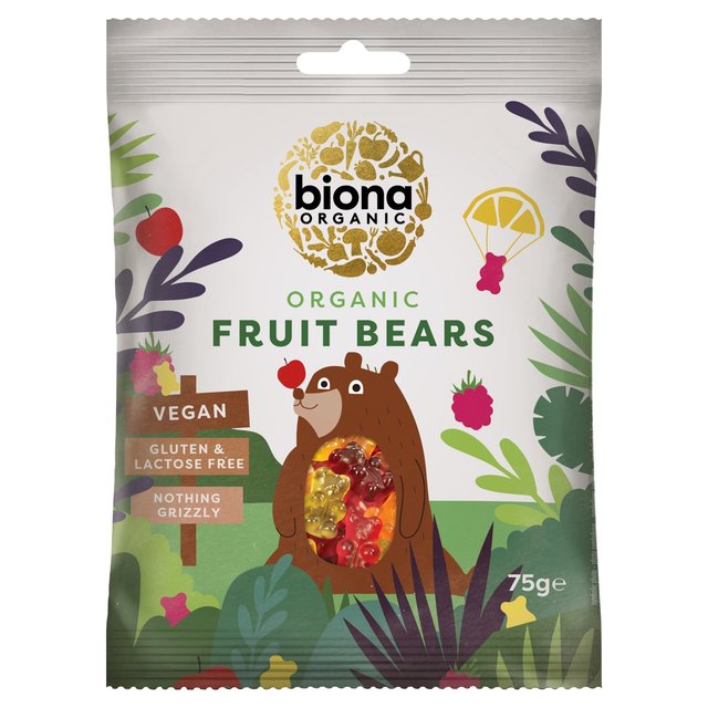 Biona Organic Mini Fruit Bears, 75g