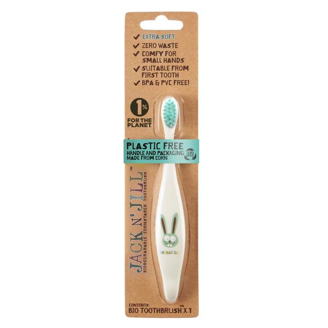 Jack N’ Jill Bunny Toothbrush Biodegradable, One Size