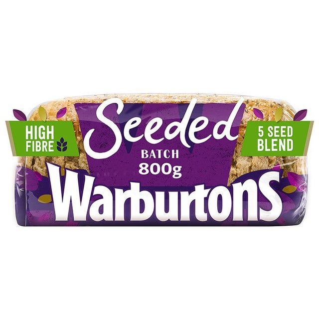 Warburtons Seeded Batch Loaf, 800g
