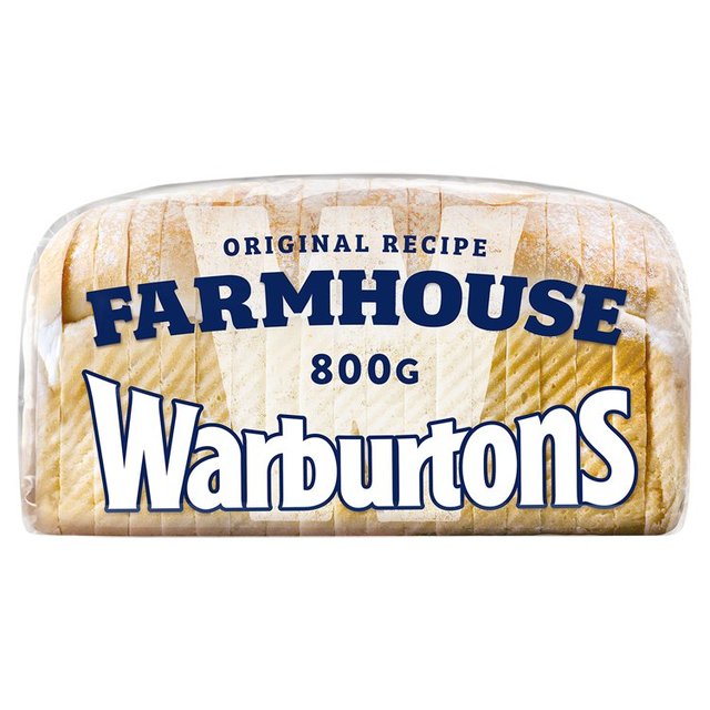 Warburtons Soft White Farmhouse Loaf, 800g