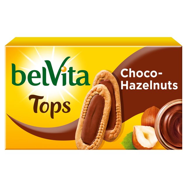 Belvita Choco-Hazelnut Tops Breakfast Biscuits, 5 x 50g