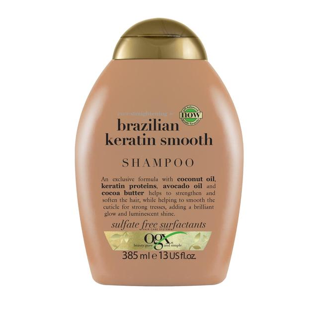 OGX Ever Straightening+ Brazilian Keratin Smooth pH Balanced Shampoo, 385ml