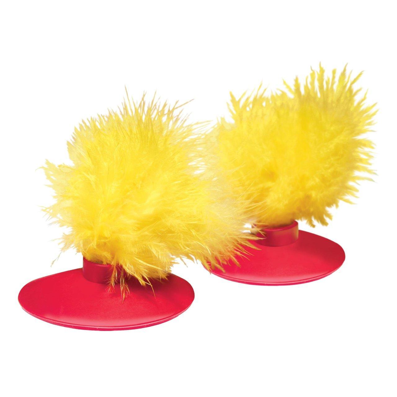 An image of Kong Cat Glide n Seek Feather Toy Replacement 2pk