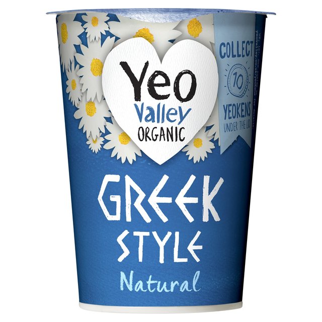 Yeo Valley Organic Greek Style Natural Yoghurt, 450g