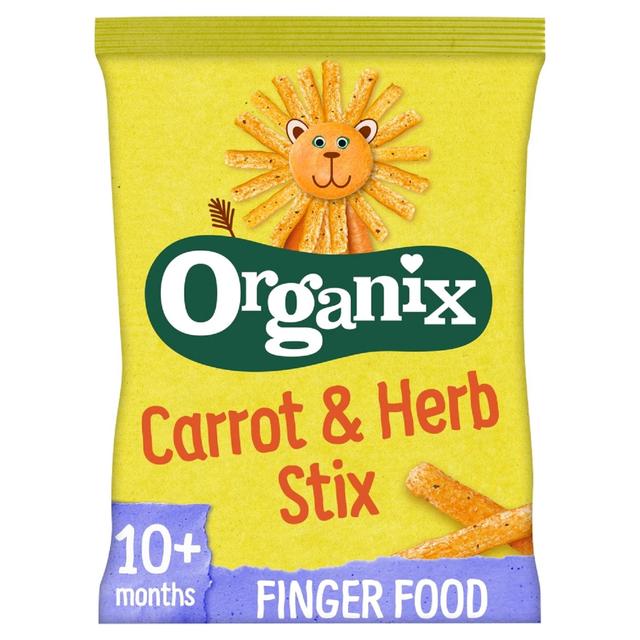 Organix Carrot Organic Stix Toddler Snack 10 Months+, 15g