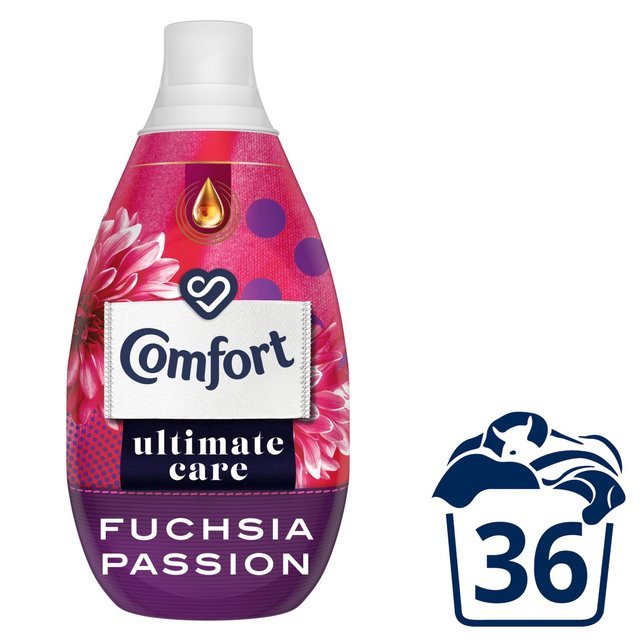 Comfort Ultra-Concentrated Fabric Conditioner Fuchsia Passion 36 Wash, 540ml