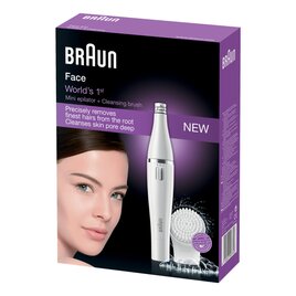 Braun Facial Epilator & Brush SE810 | Ocado