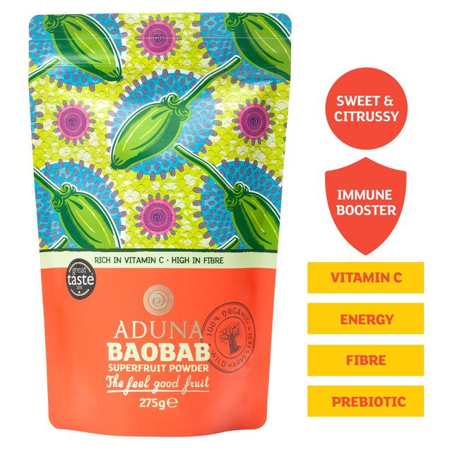 Aduna Baobab Organic Superfruit Powder, 275g