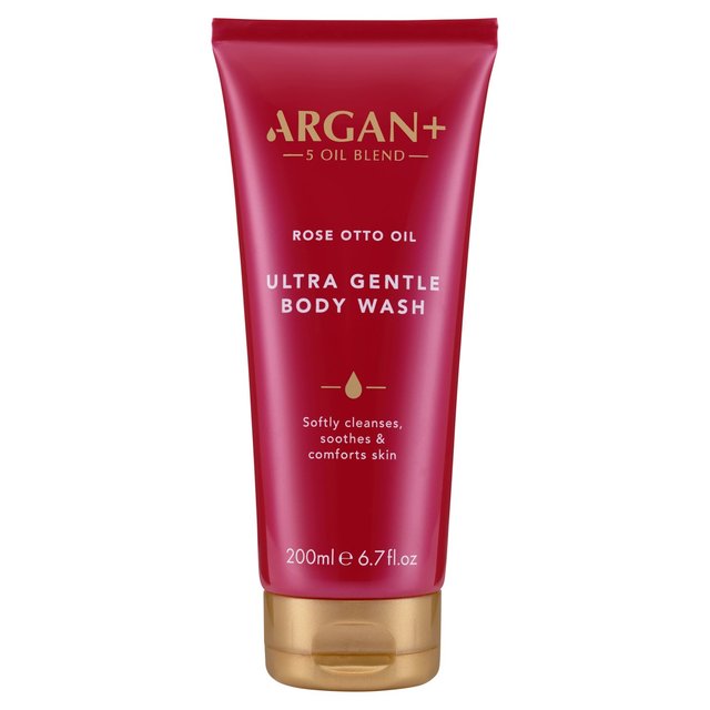 Argan+ Moroccan Rose Body Wash, 200ml