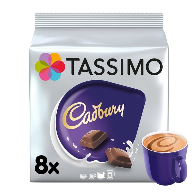 Tassimo Cadbury Hot Chocolate Pods, 8 Per Pack