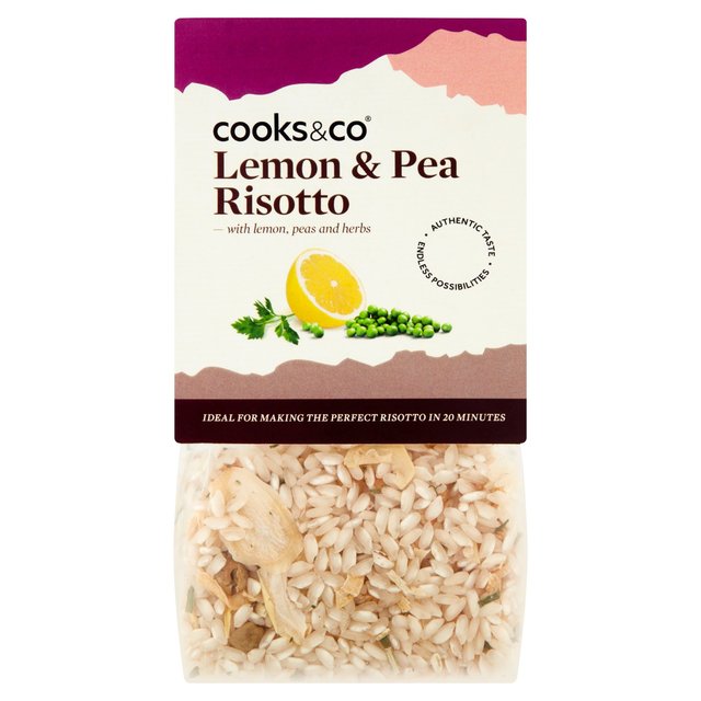 Cooks & Co Lemon & Pea Risotto, 190g