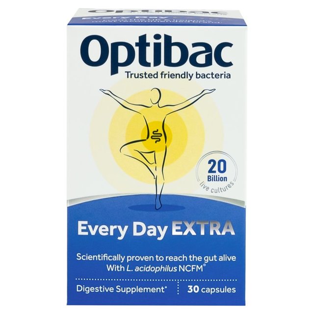 Optibac Probiotics Every Day Extra 30 Capsules, 30 Per Pack