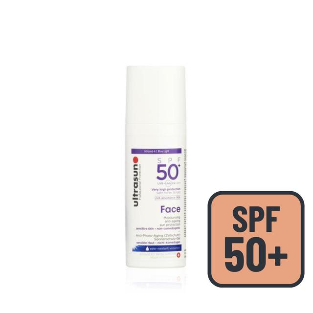 Ultrasun SPF 50+ Face Sunscreen, 50ml