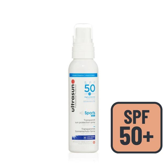 Ultrasun SPF 50 Sports Spray Sunscreen, 150ml