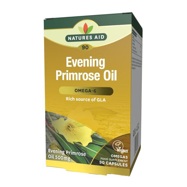 Natures Aid Evening Primrose Oil Soft Gel Capsules 1000mg, 90 per Pack