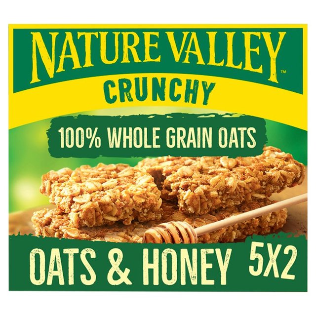 Nature Valley Crunchy Oats & Honey Cereal Bars, 5 x 42g
