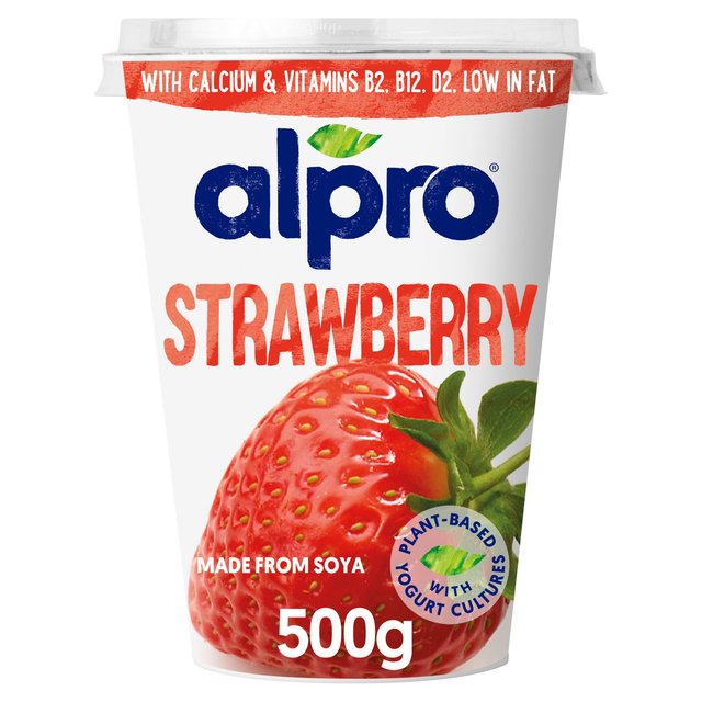 Alpro Strawberry Yoghurt Alternative, 500g
