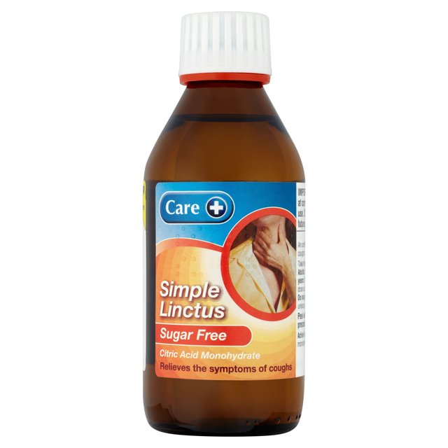 Care Adult Linctus for Coughs Sugar Free Oral Solution, 200ml