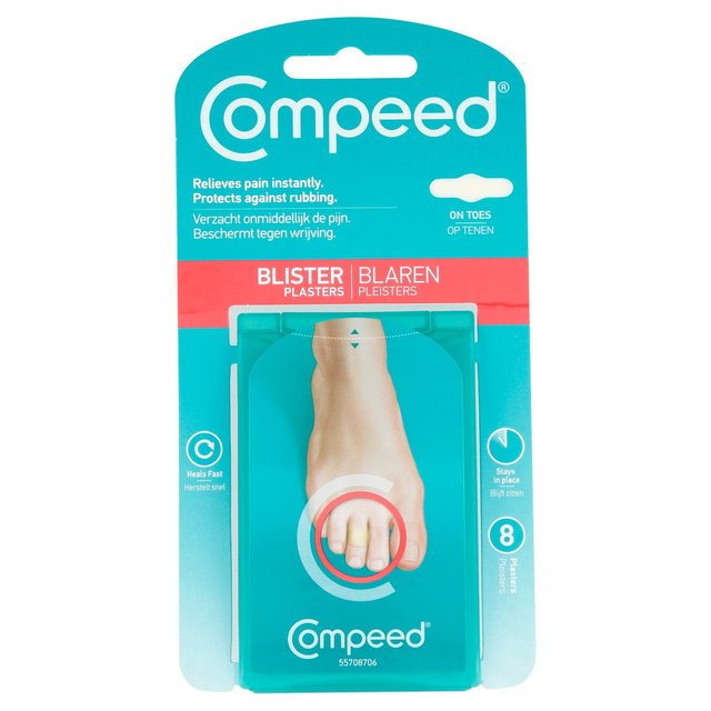 Compeed Blister on Toes Plasters, 8 Per Pack