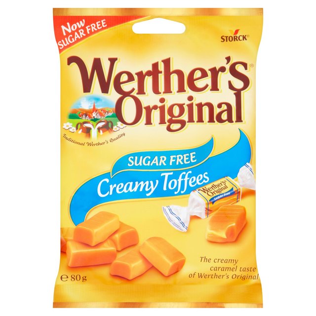 Werther’s Toffee Sugar Free, 80g