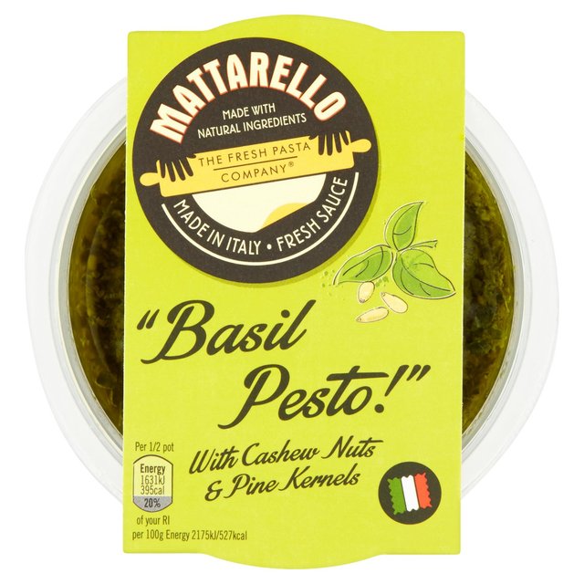 The Fresh Pasta Co. Mattarello Basil Pesto, 150g