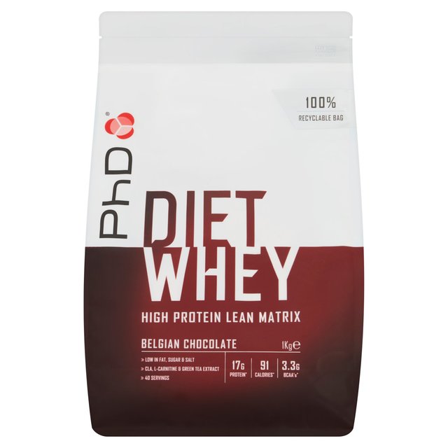 phd diet whey powder belgian chocolate flavour 2kg