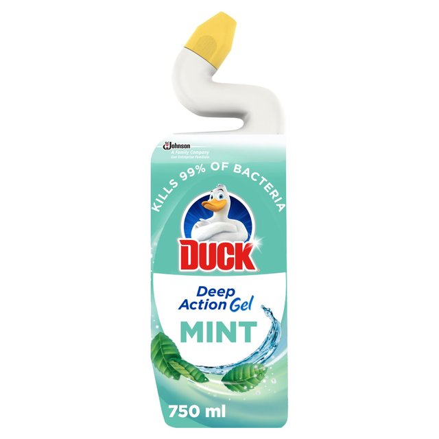 Duck Deep Action Gel Toilet Liquid Cleaner Mint, 750ml