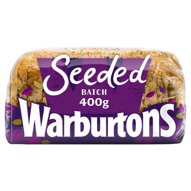 Warburtons Sliced Seeded Batch Loaf, 400g