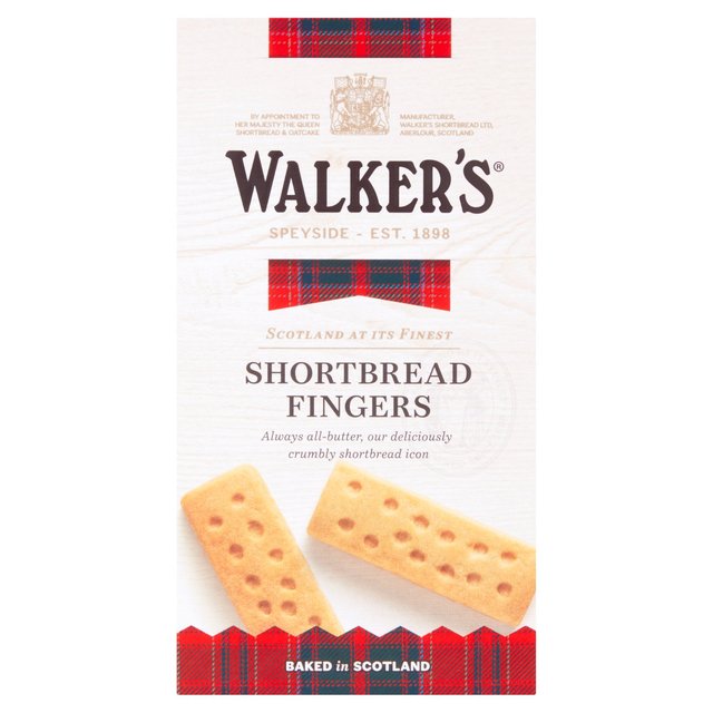 Walkers Pure Butter Shortbread Fingers, 160g