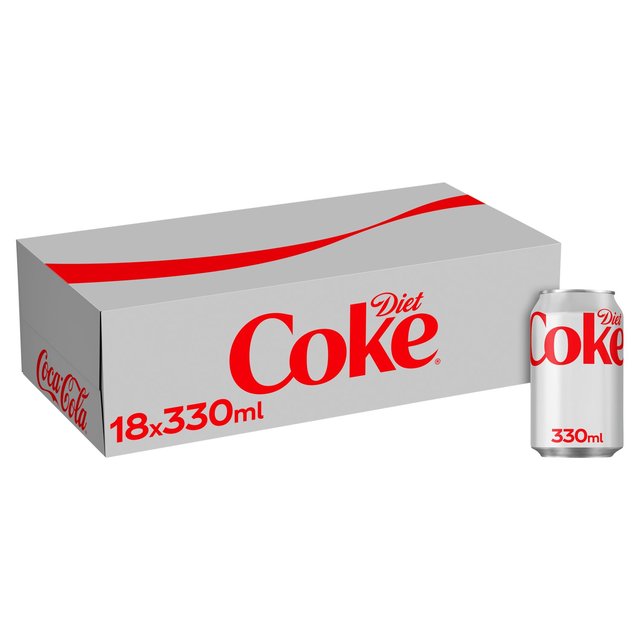 Coca-Cola Diet Coke, 18 x 330ml