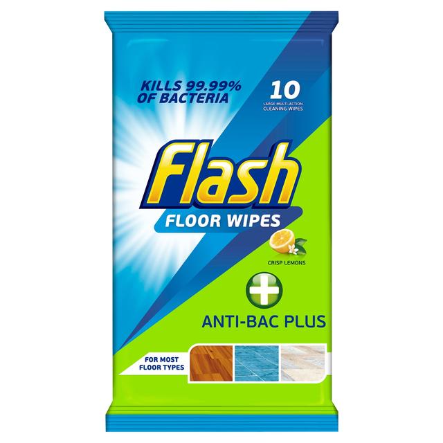 Flash Cleaning Wipes Anti Bacterial Ocado