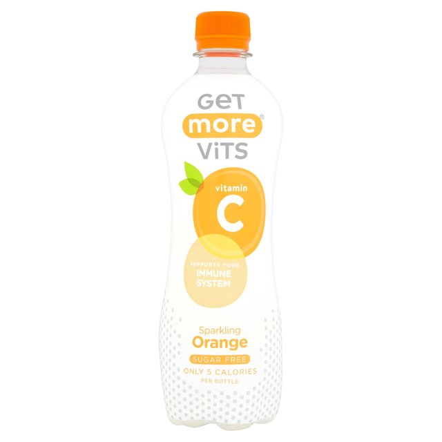 Get More Sparkling Vitamin C Water Orange, 500ml