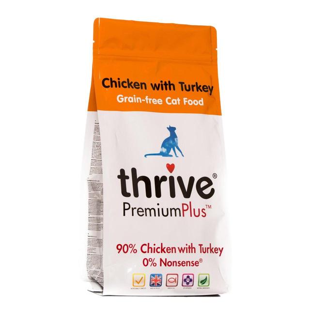 Thrive PremiumPlus Chicken With Turkey Dry Cat Food, 1.5kg