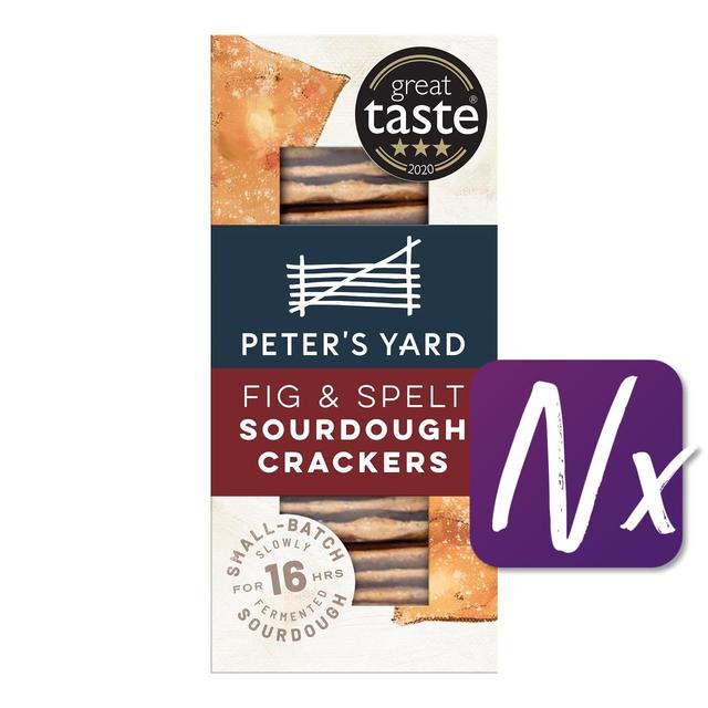 Peter’s Yard Fig Sourdough Crackers, 100g