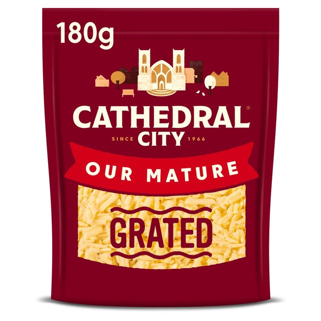 Cathedral City Mature Grated Cheddar Cheese, 180g