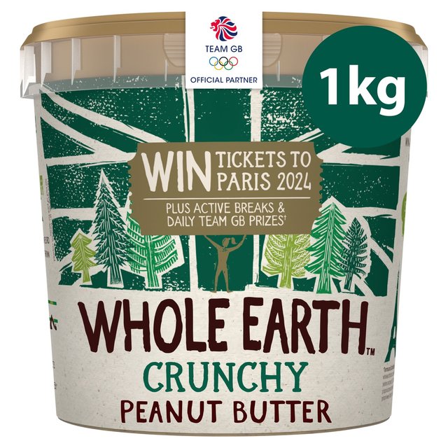 Whole Earth Crunchy Peanut Butter, 1kg
