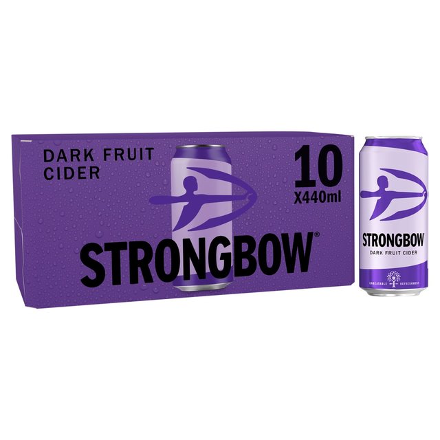Strongbow Dark Fruit Cider, 10 x 440ml