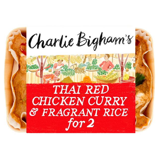 Charlie Bigham’s Thai Red Chicken Curry & Fragrant Rice for 2, 835g