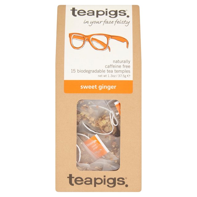 Teapigs Sweet Ginger Tea Bags, 15 Per Pack