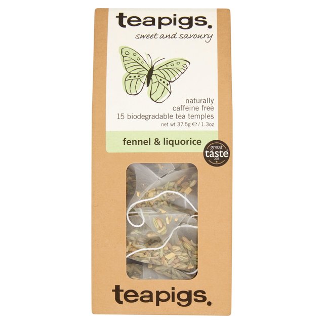 Teapigs Fennel & Liquorice Tea Bags, 15 Per Pack