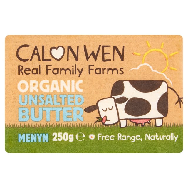 Calon Wen Organic Unsalted Butter, 250g