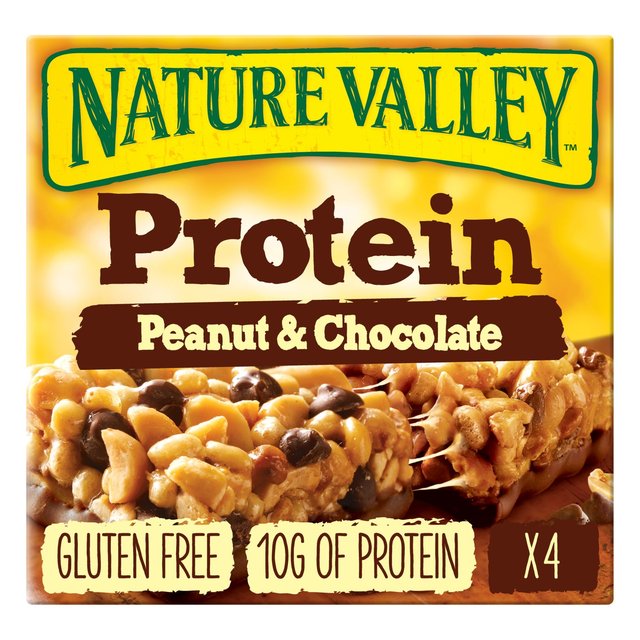 Nature Valley Protein Peanut & Chocolate Cereal Bars, 4 x 40g