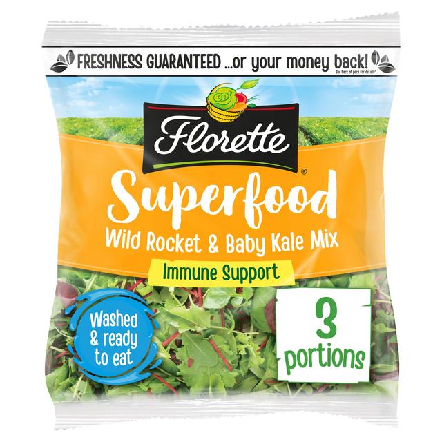 Florette Superfood Wild Rocket & Baby Kale Mix Salad, 120g
