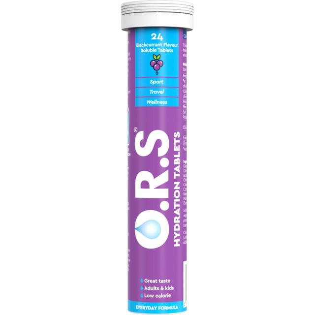 O. R.S Blackcurrant Hydration Tablets, 24 Per Pack