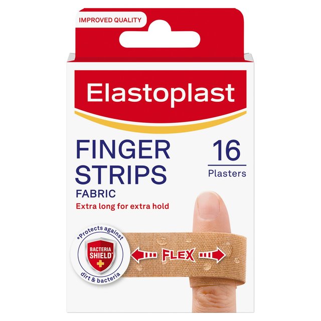Elastoplast Finger Strips Extra Fleixble Plasters 16s, 16 Per Pack