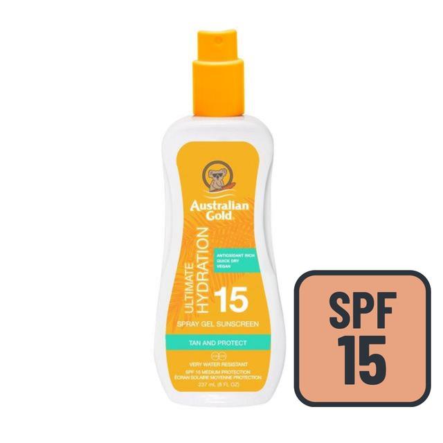 Australian Gold SPF 15 Sunscreen Clear Spray, 237ml