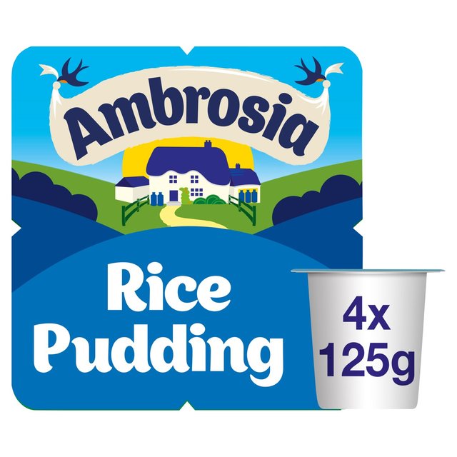 Ambrosia Rice Pudding, 4 x 125g