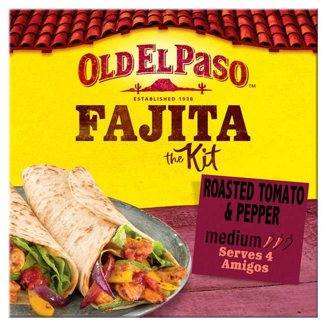 Old El Paso Mexican Roasted Tomato & Pepper Fajita Kit, 500g