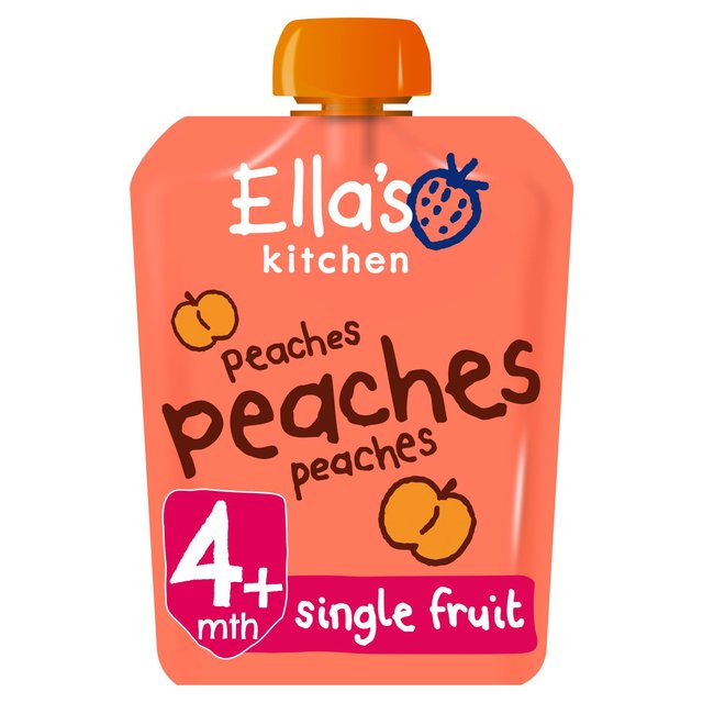 Ella’s Kitchen Peaches First Tastes Baby Food Pouch 4+ Months, 70g
