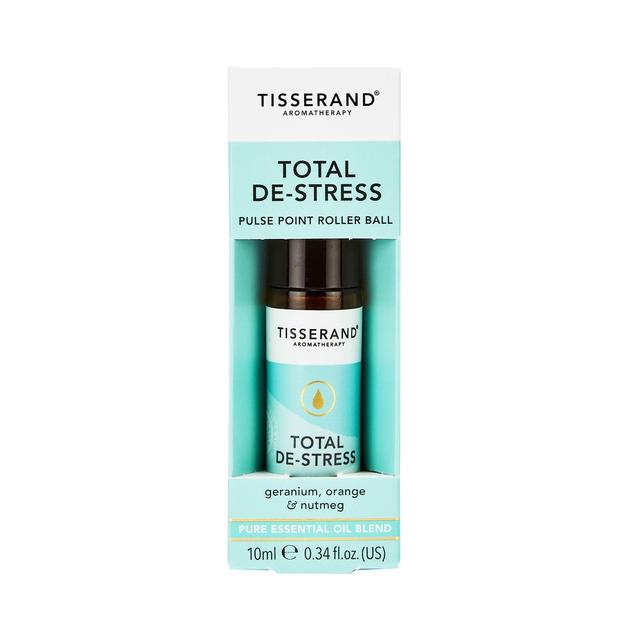 Tisserand Total De-Stress Aromatherapy Roller Ball, 10ml